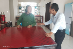 區糧食購銷公司走訪慰問困難職工遺屬